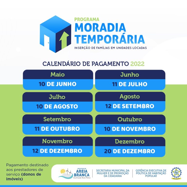 Calendário de Pagamento